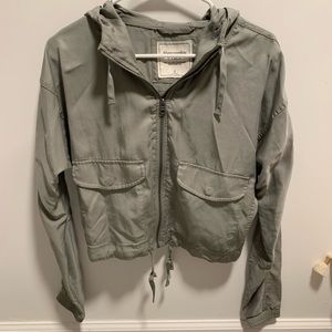Light army green jacket from Abercrombie